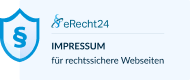 eRecht24 Siegel · Impressum für rechtssichere Webseiten